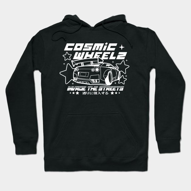 INVADE THE STREETS TEE (W) Hoodie by COSMICWHEELZ